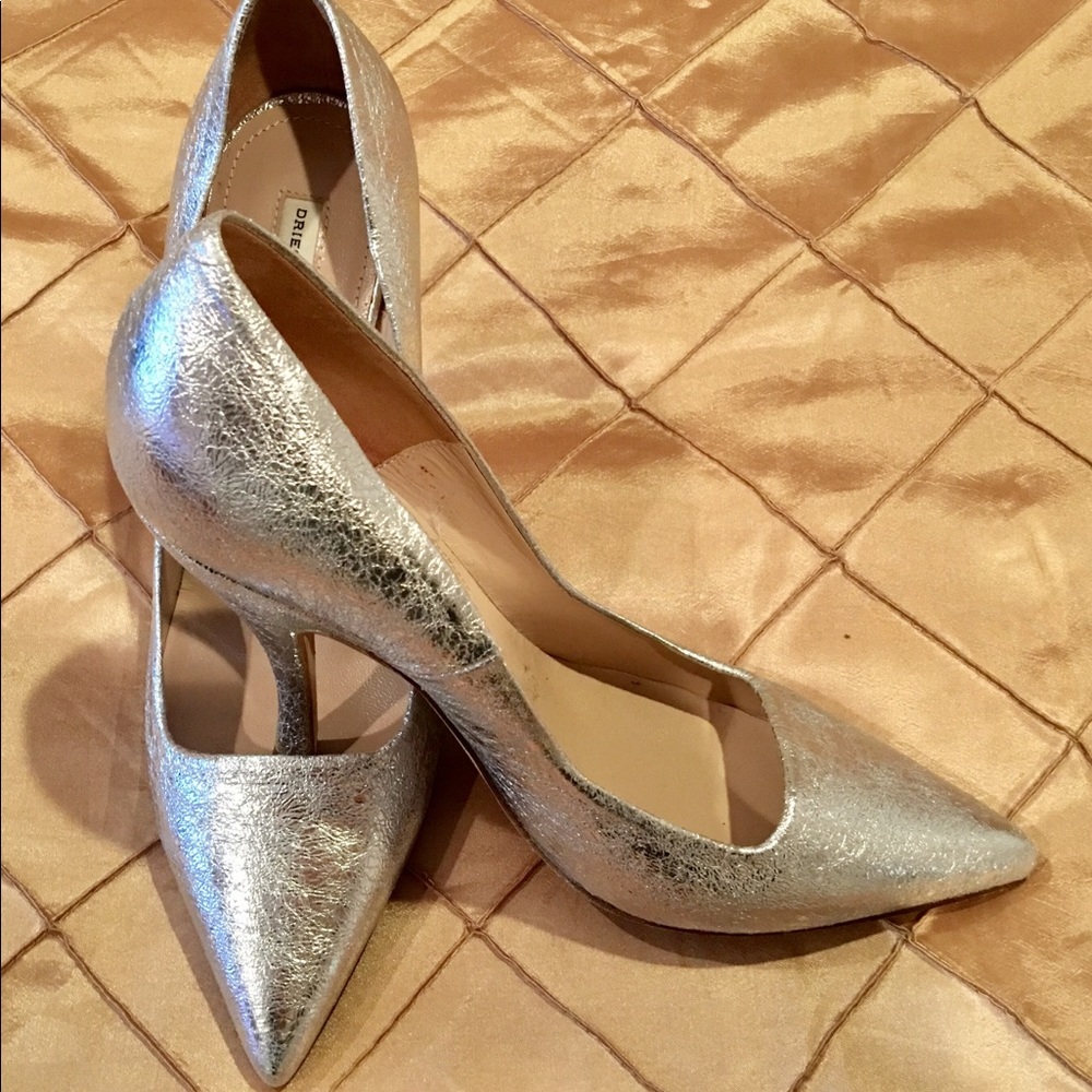 Dries Van Noten Fabulous silver high heels